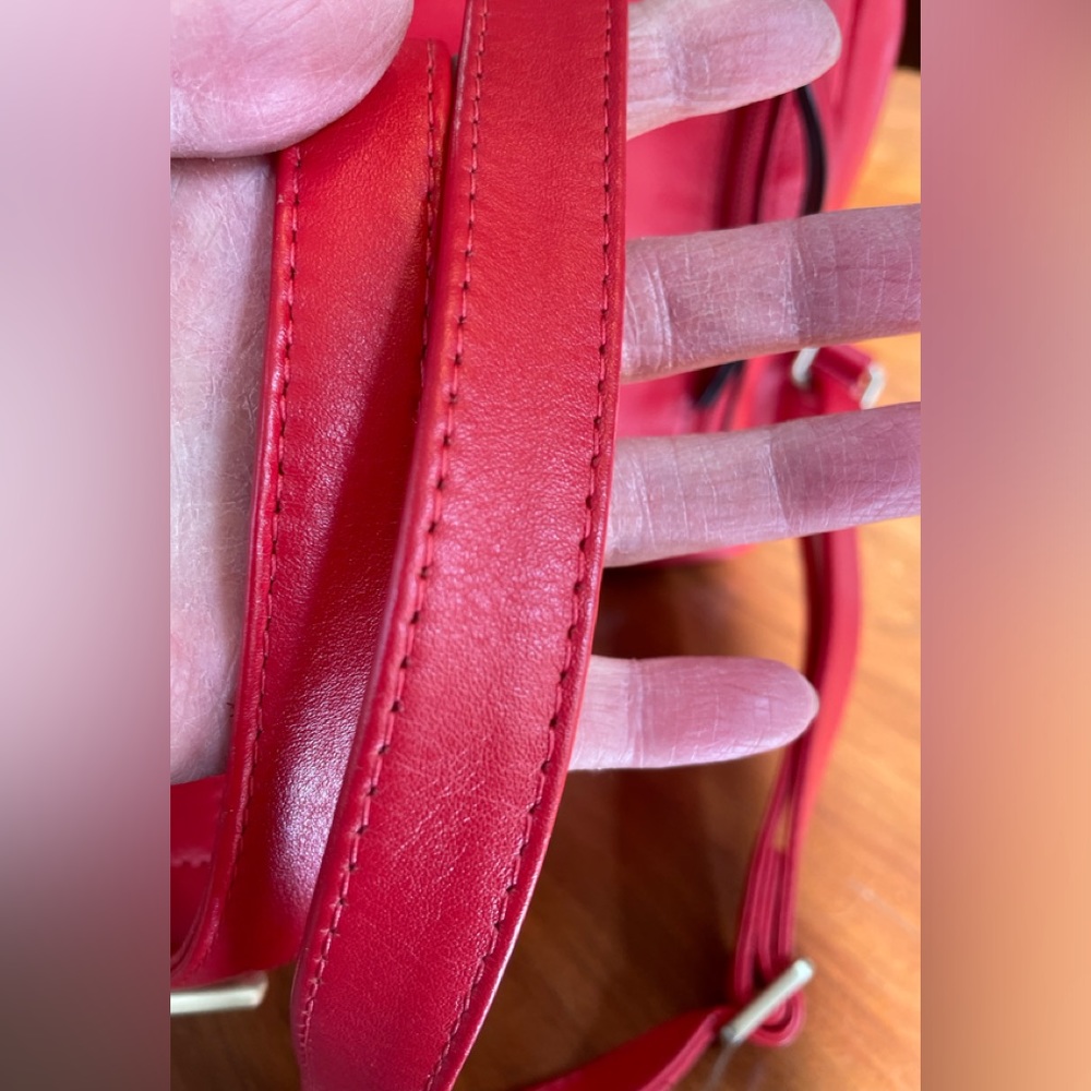 Radley London Devonport Mews red leather backpack - Picture 9 of 15